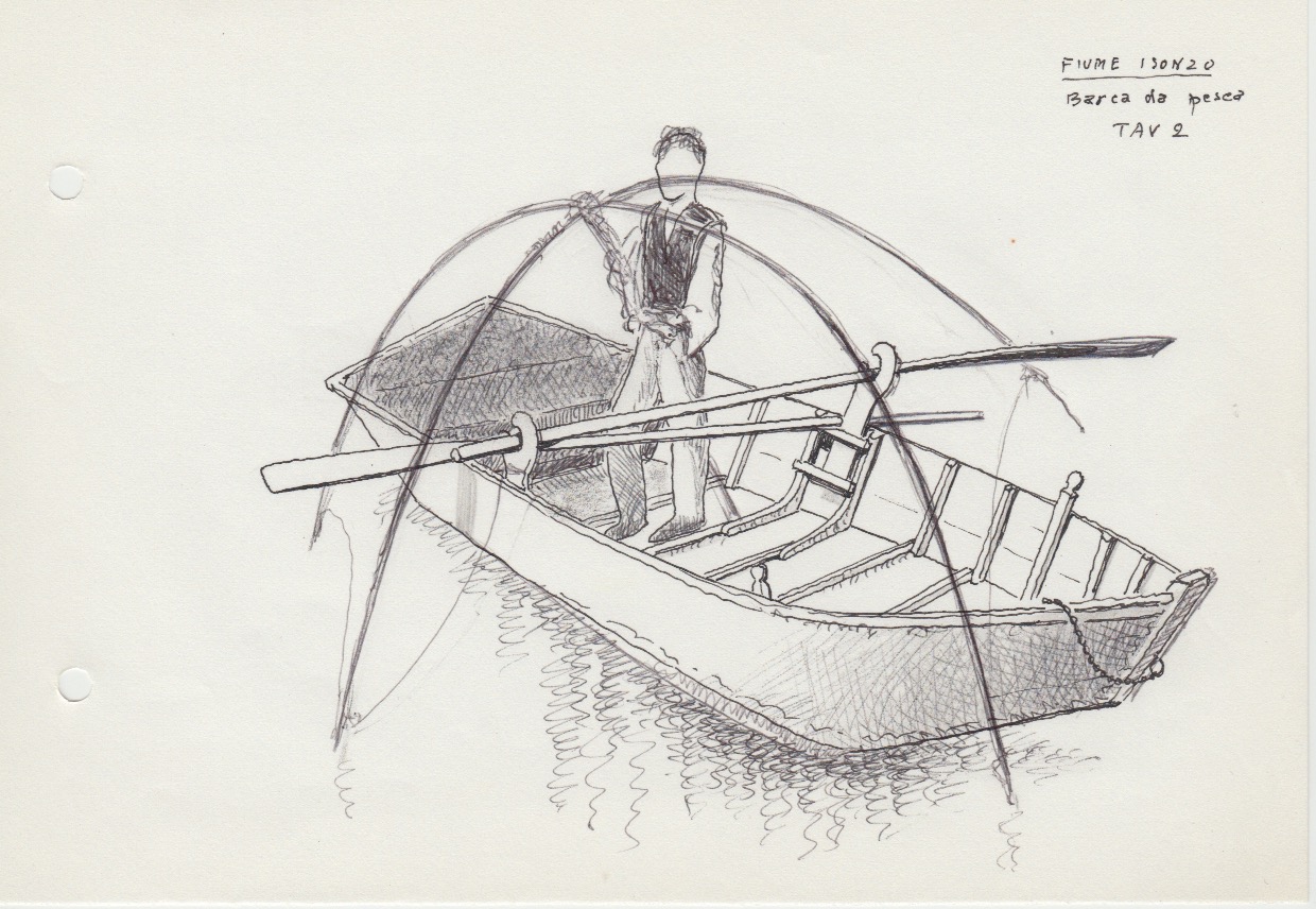 218-Fiume Isonzo - barca da pesca - tav.2